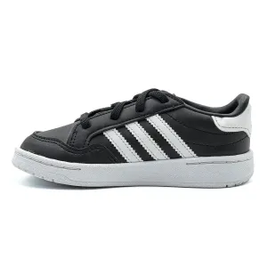 Adidas Original Team Court Sneakers Leather Black Colour For Kids