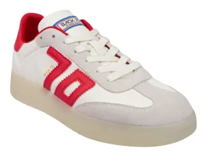 BACK 70 - BOSTON 2502 in WHITE RED Sneakers