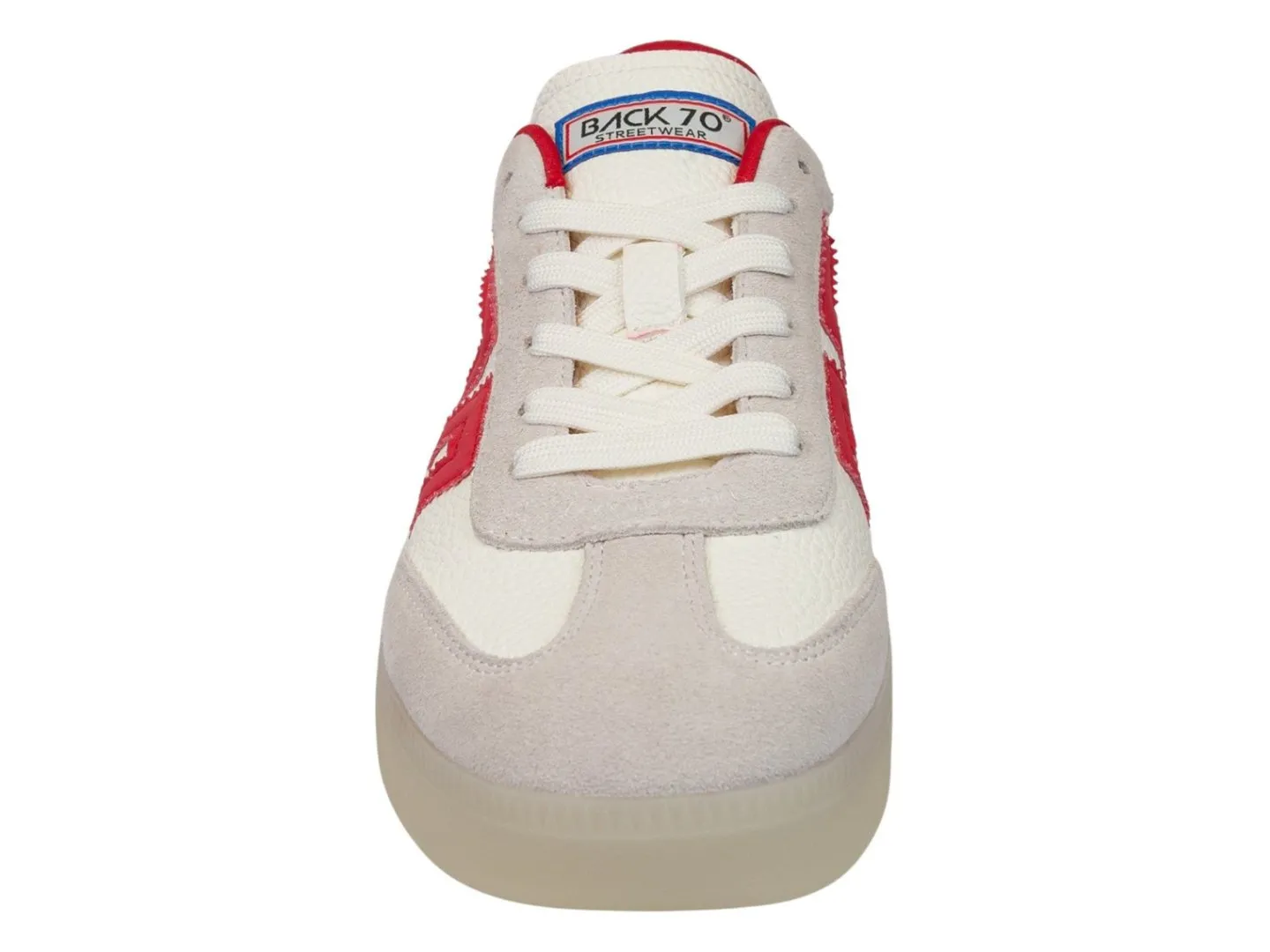 BACK 70 - BOSTON 2502 in WHITE RED Sneakers