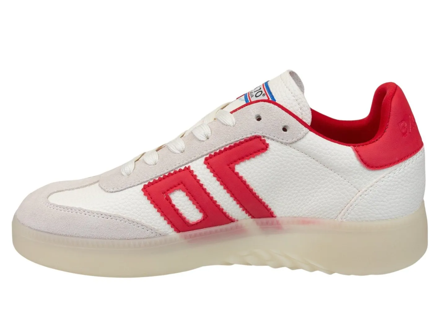 BACK 70 - BOSTON 2502 in WHITE RED Sneakers