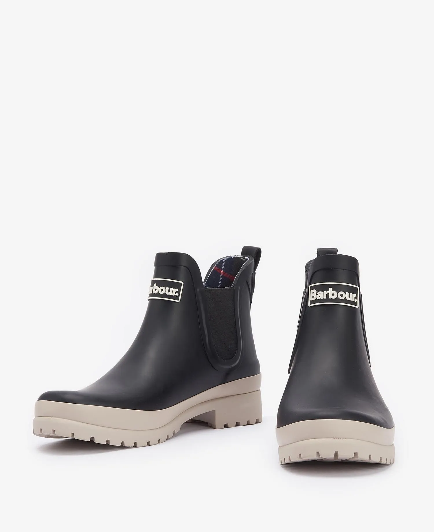 Barbor Mallow Wellingtons Black/White Pepper LRF0091 BK32