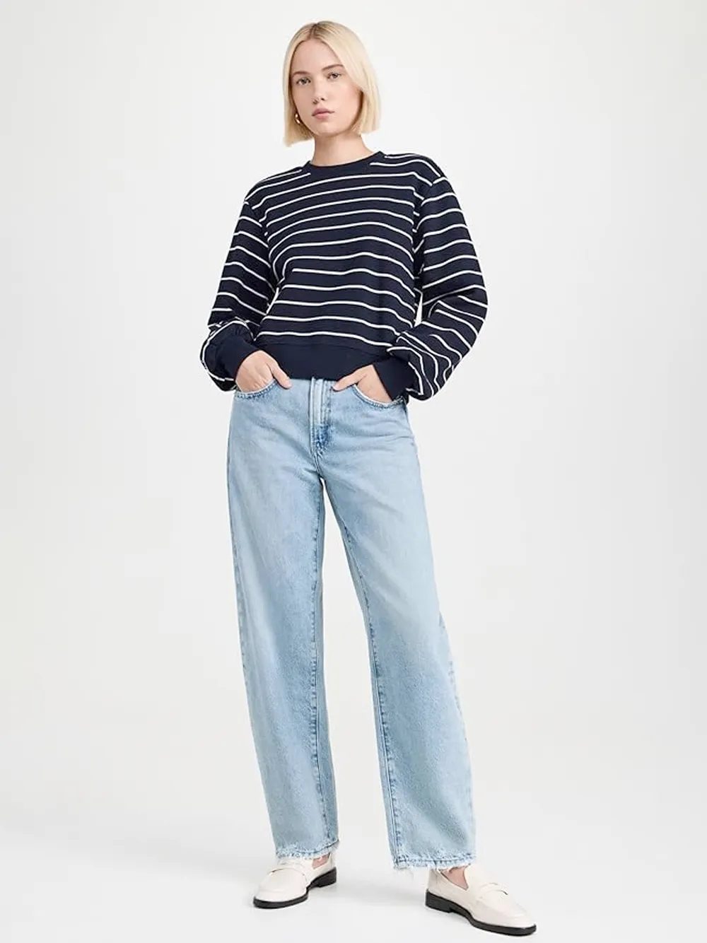 Blouson Sleeve Sweatshirt