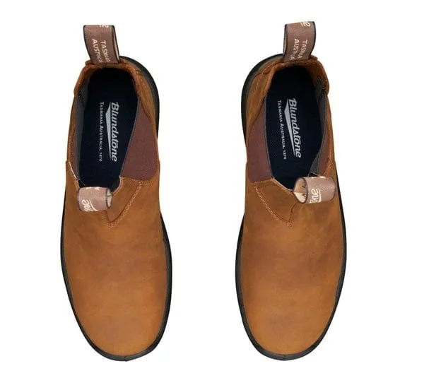 Blundstone Steel Toe Boots 164- Saddle Brown