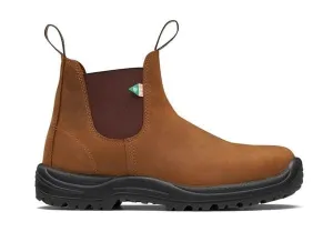 Blundstone Steel Toe Boots 164- Saddle Brown