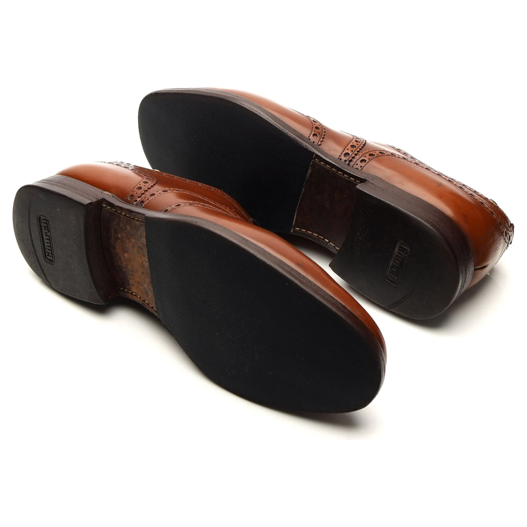 'Burwood' Brown Leather Oxford Brogues UK 10.5 G
