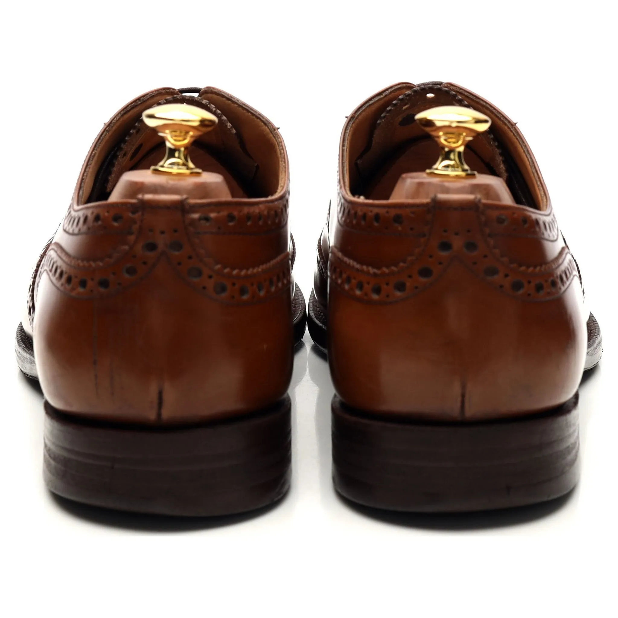 'Burwood' Brown Leather Oxford Brogues UK 10.5 G