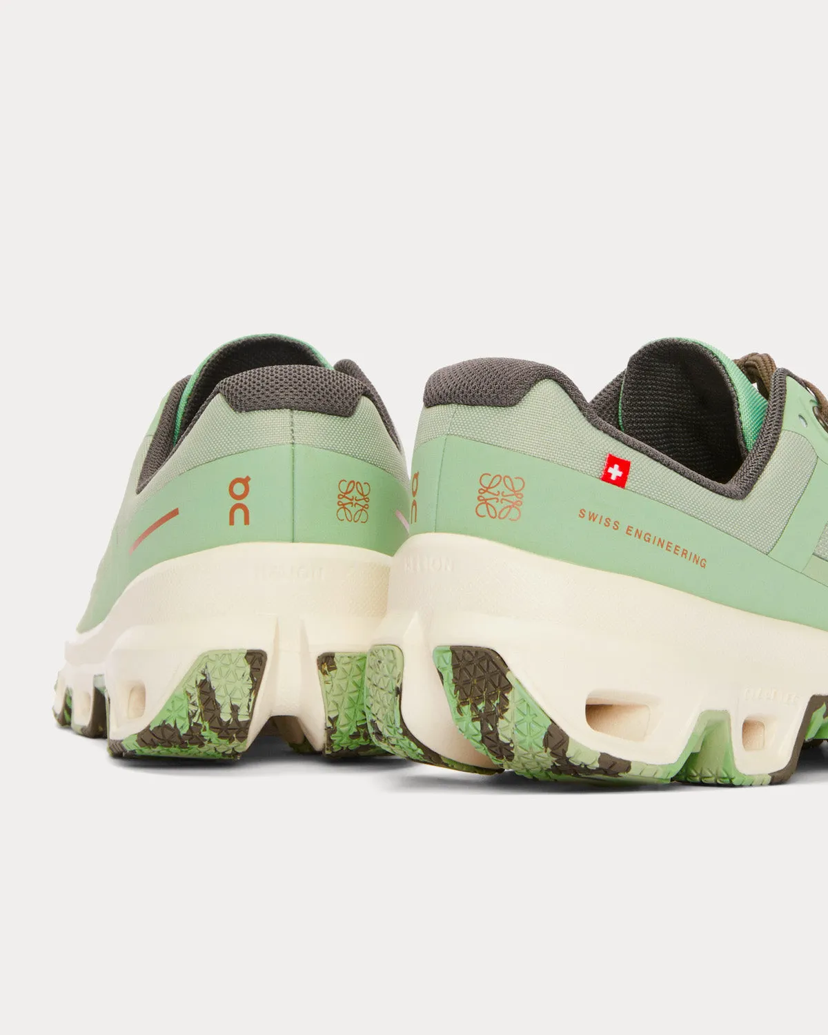 Cloudventure Nylon Pale Green Running Shoes