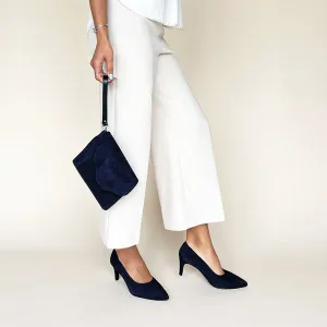 Eve Wide Width Pumps – Black Suede