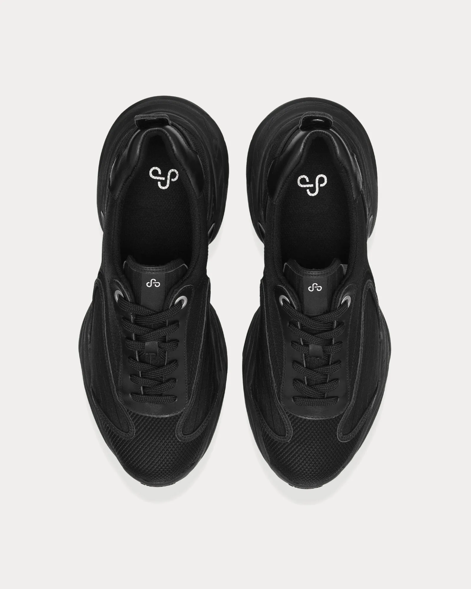 Faber Black Low Top Sneakers