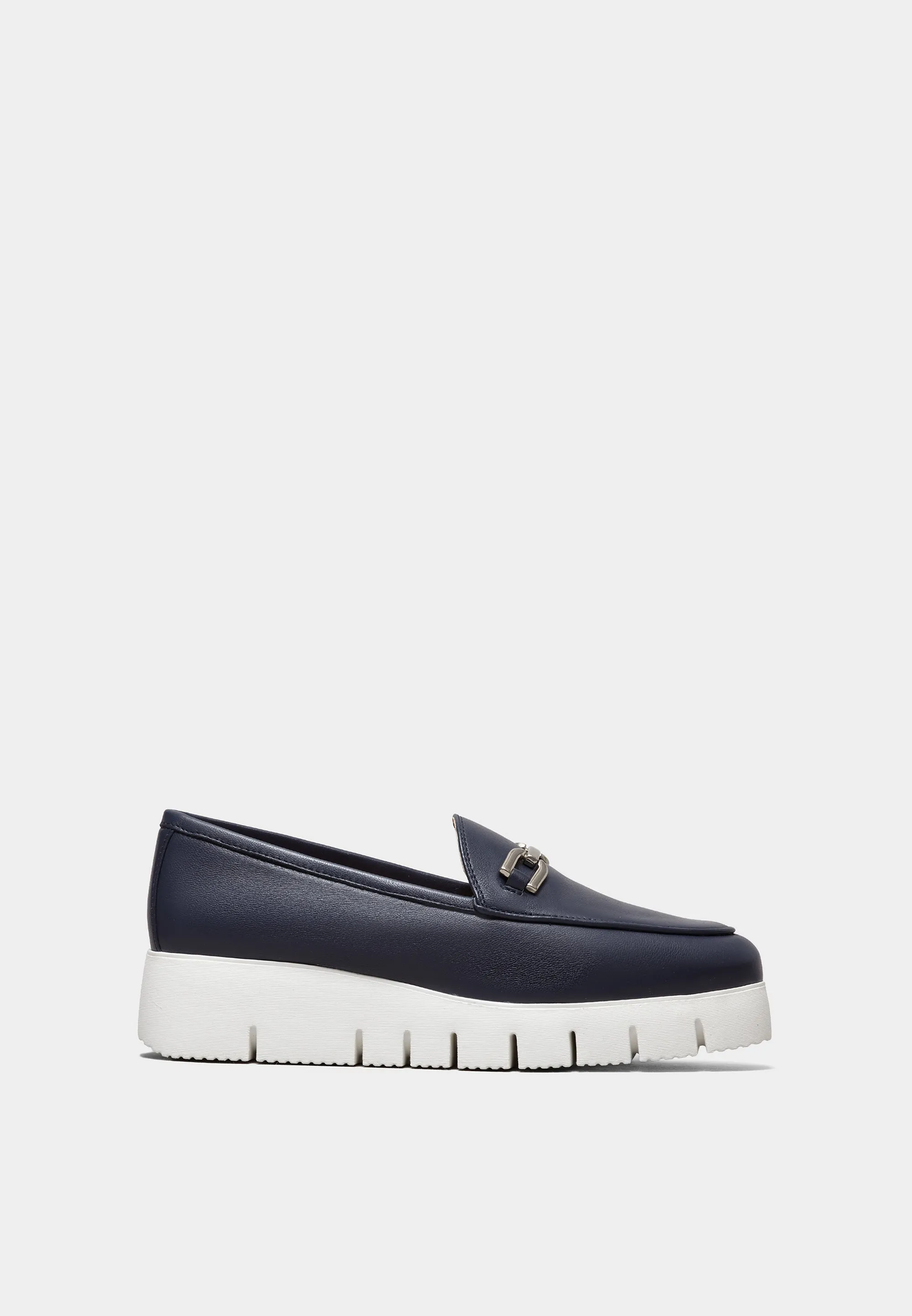 Famo Wedge Pumps Ocean Soft Nappa Leather