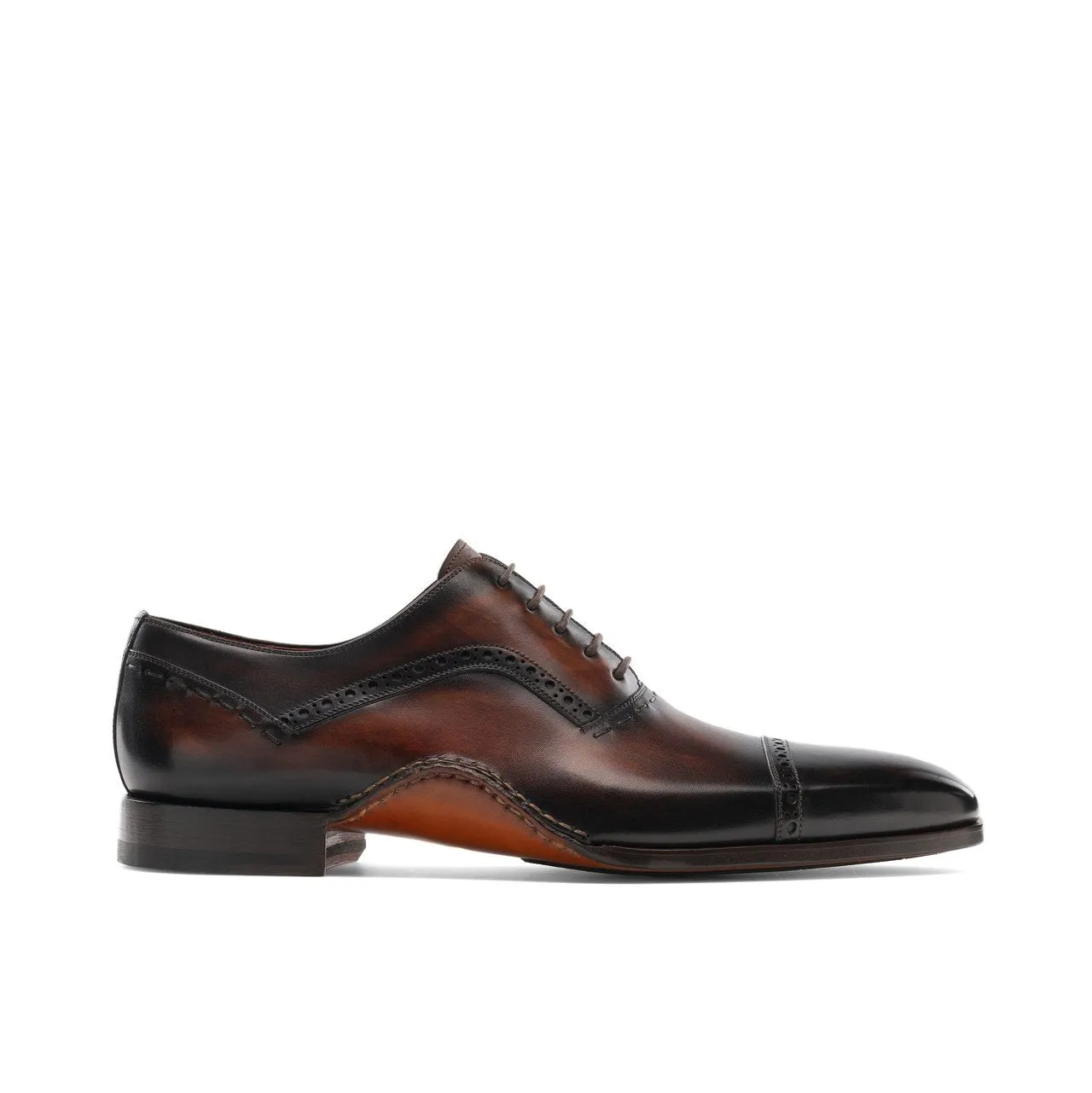 Flat Feet Shoes - Brown Leather Bega Oxfords Shoes with Arch Support