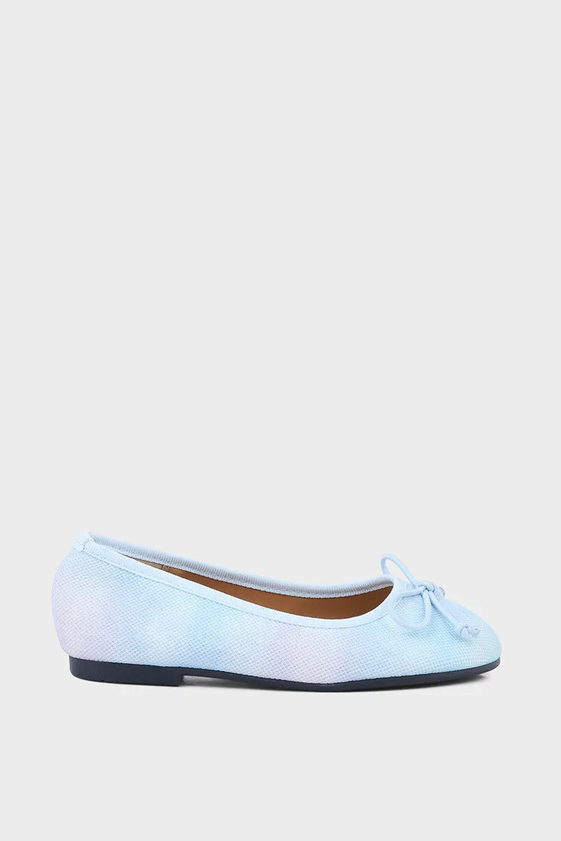 Girls Comfort Pumps Q10035-Ice Blue