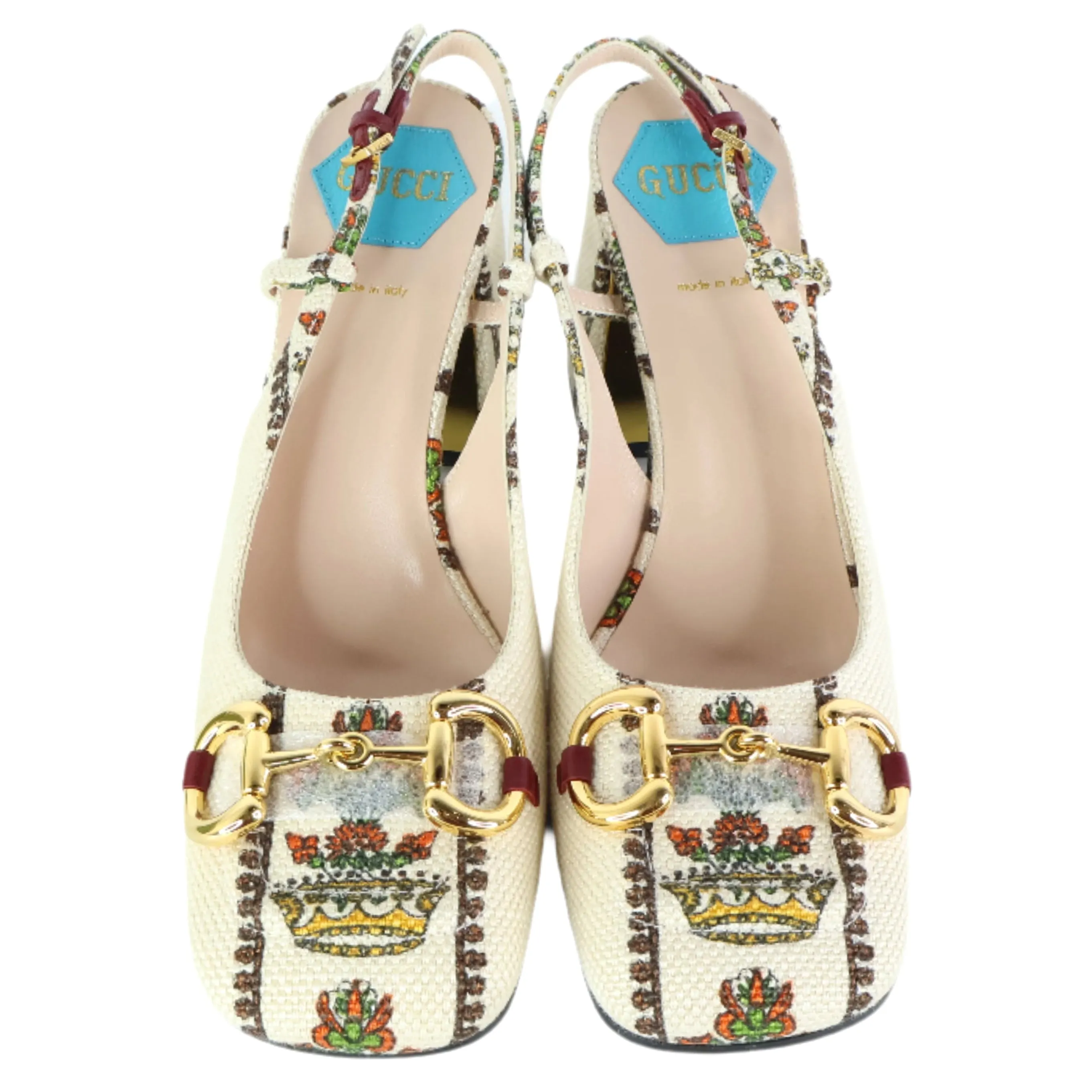 Gucci Sling Back Pumps Horsebit 38.5