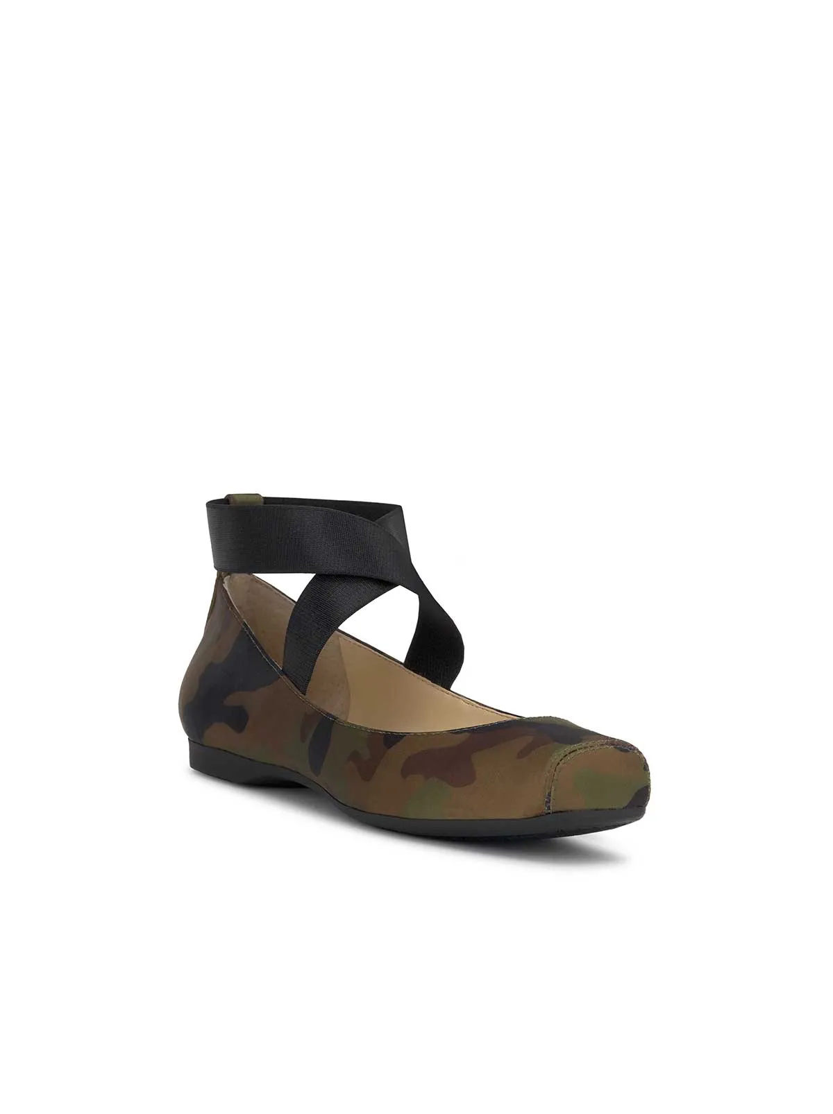 Mandalaye Ballet Flat in Forest Camo
