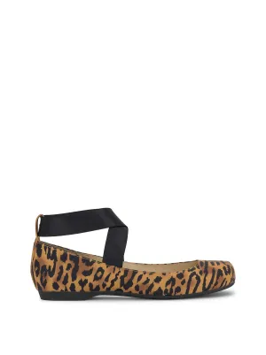 Mandalaye Ballet Flat in Tiger Print