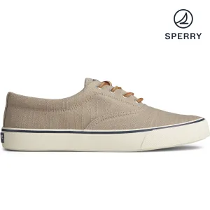 Men's Striper II Baja Linen Sneaker - Taupe (STS23058)