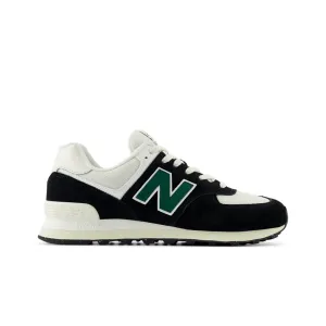 New Balance Unisex 574 Casual Sneakers U574RBG Black/White/Marsh Green