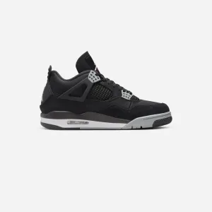 Nike Air Jordan 4 Black Canvas