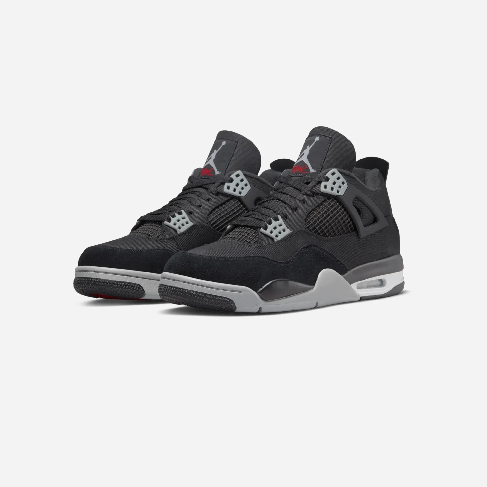 Nike Air Jordan 4 Black Canvas
