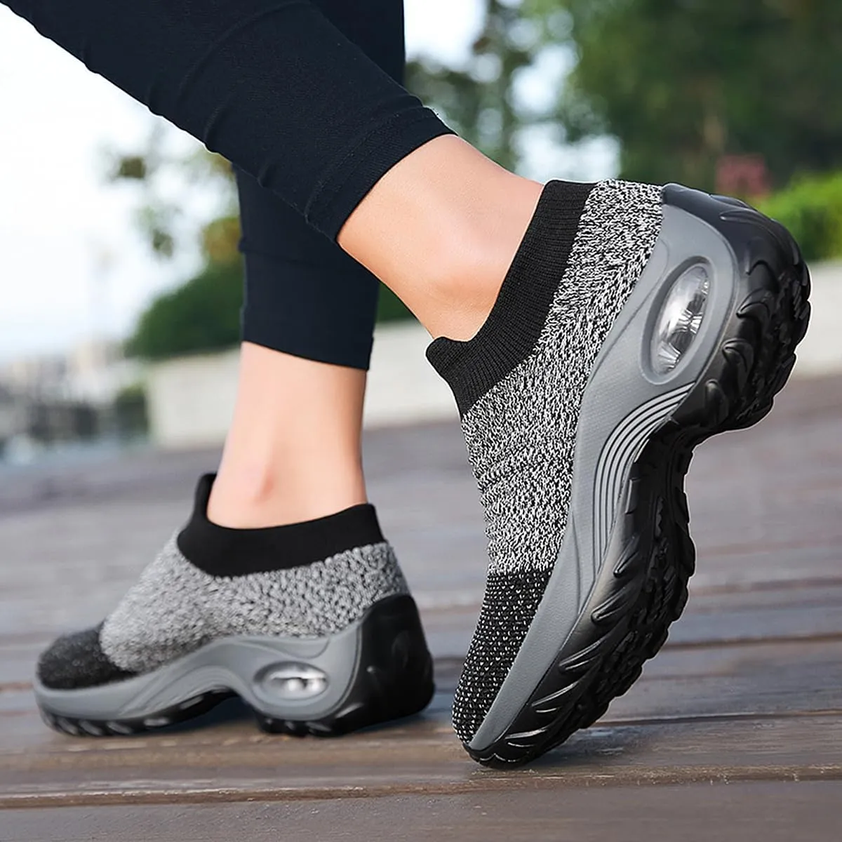 Non Slip Work Shoes Women, Walking Shoes Women, Work Gym Nurse Mesh Casual Fashion Sneakers Comfort Breathable Lightweight
