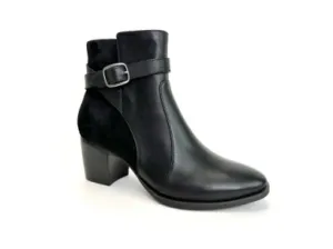 Rebecca Heel Boot in Black
