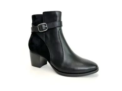 Rebecca Heel Boot in Black