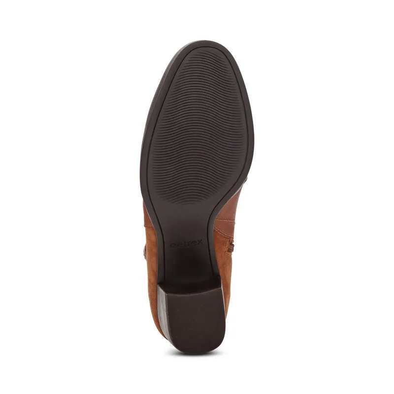 Rebecca Heel Boot in Cognac