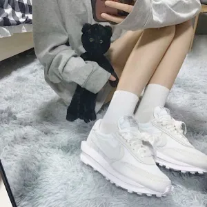 Sacai X Nike Ldwaffle “white Nylon”