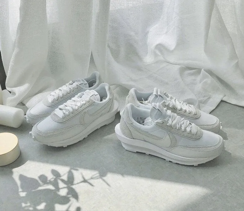 Sacai X Nike Ldwaffle “white Nylon”