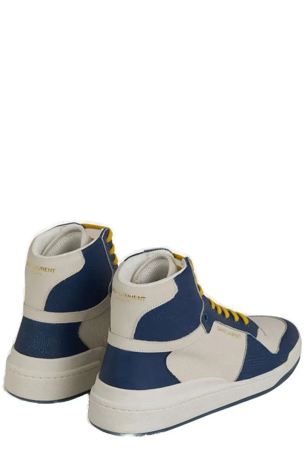 Saint Laurent Elevate Your Style with Mid-Top  Luxury Men's Sneakers