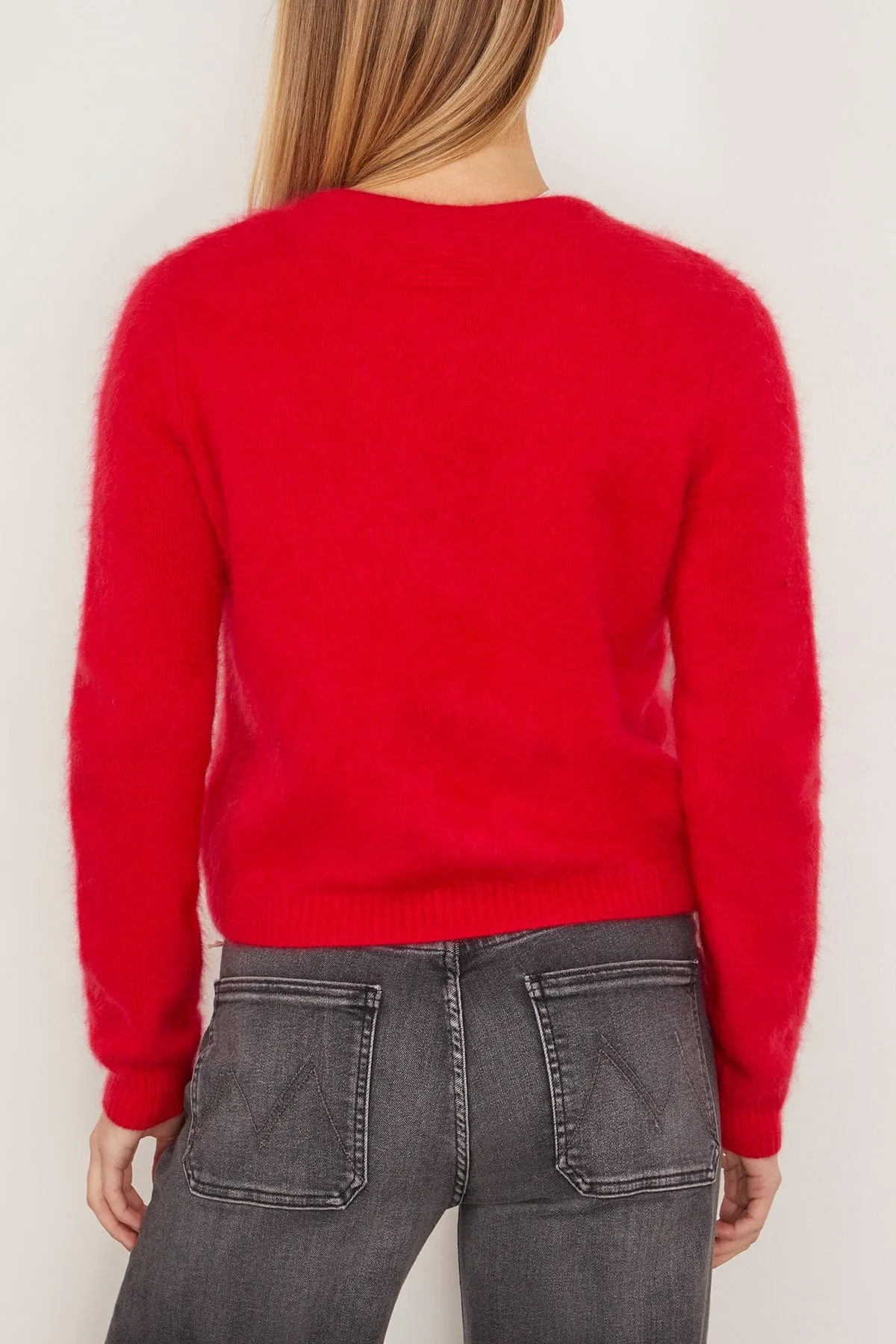 The Grizzly Cardigan in True Red