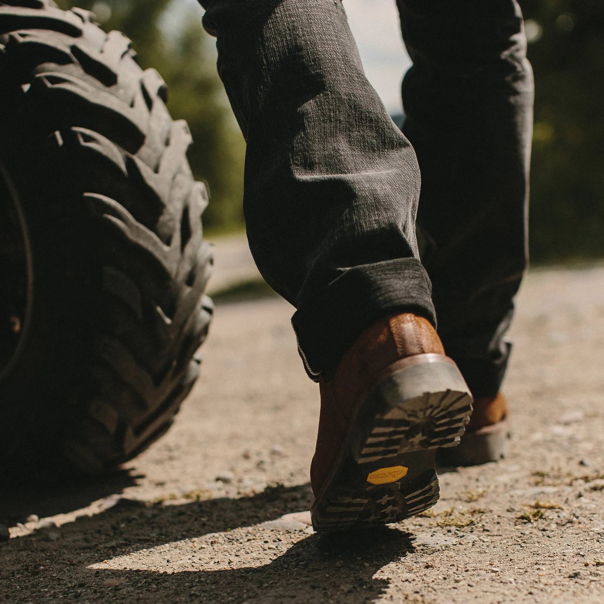 The Ranch Boot in Redwood Waxed Suede