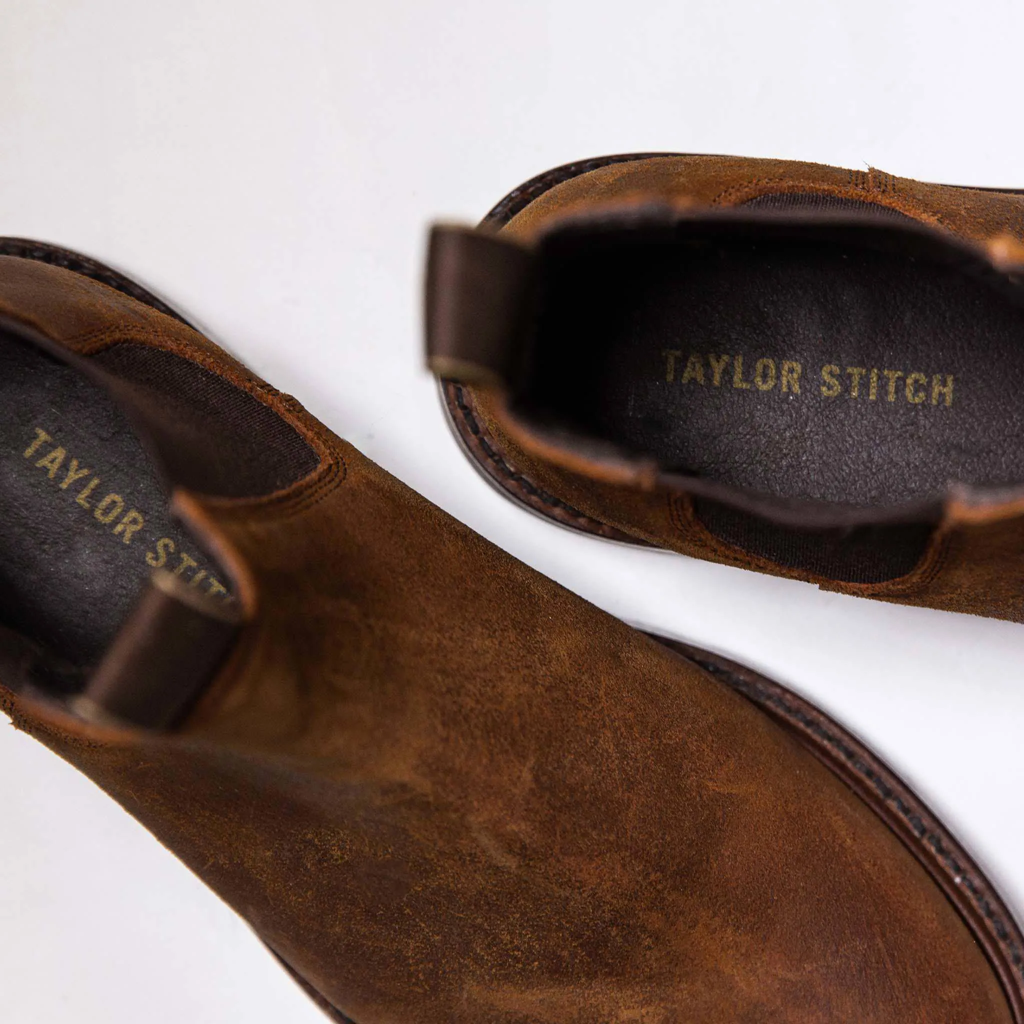 The Ranch Boot in Redwood Waxed Suede