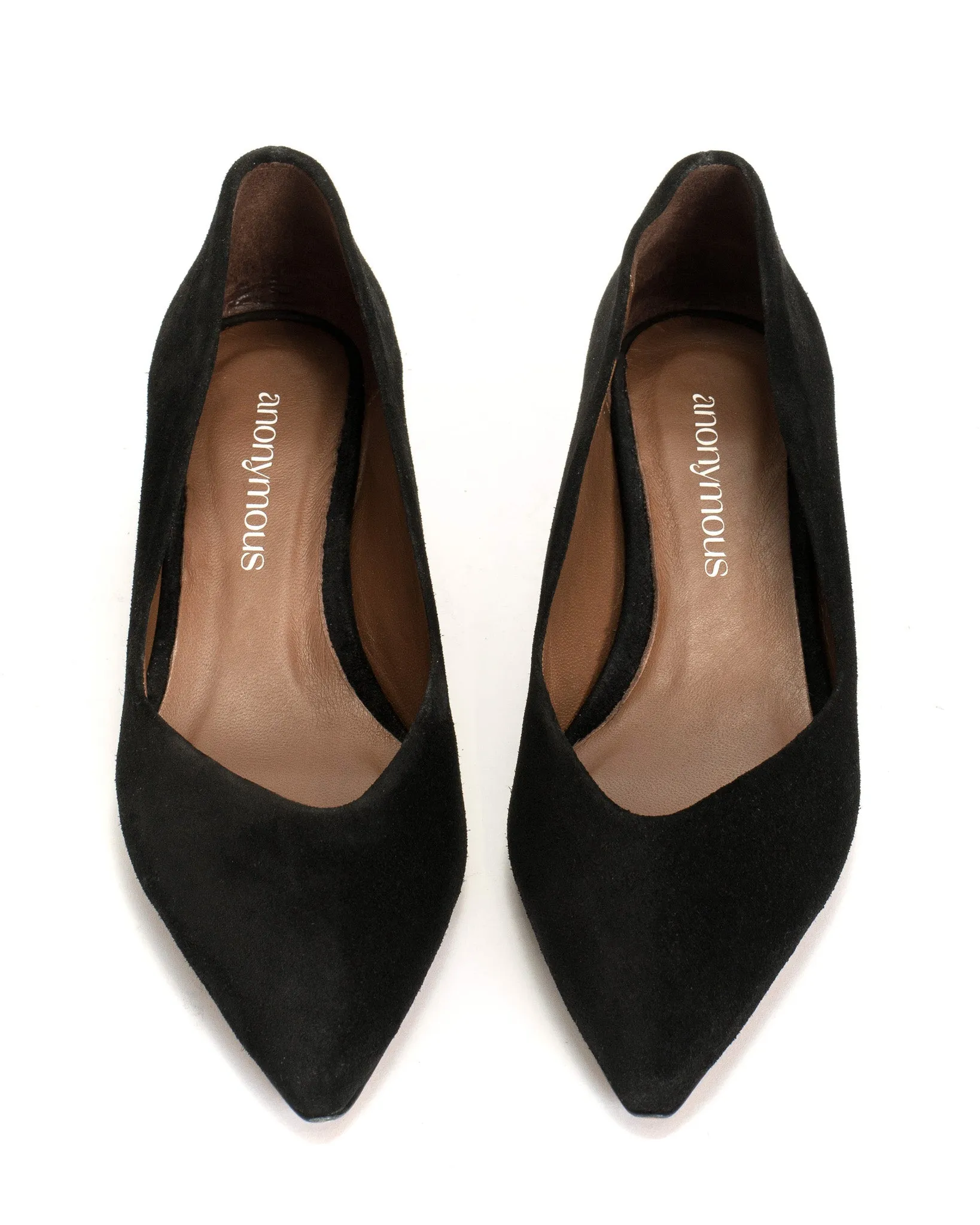 Trini 40 Calf suede Black