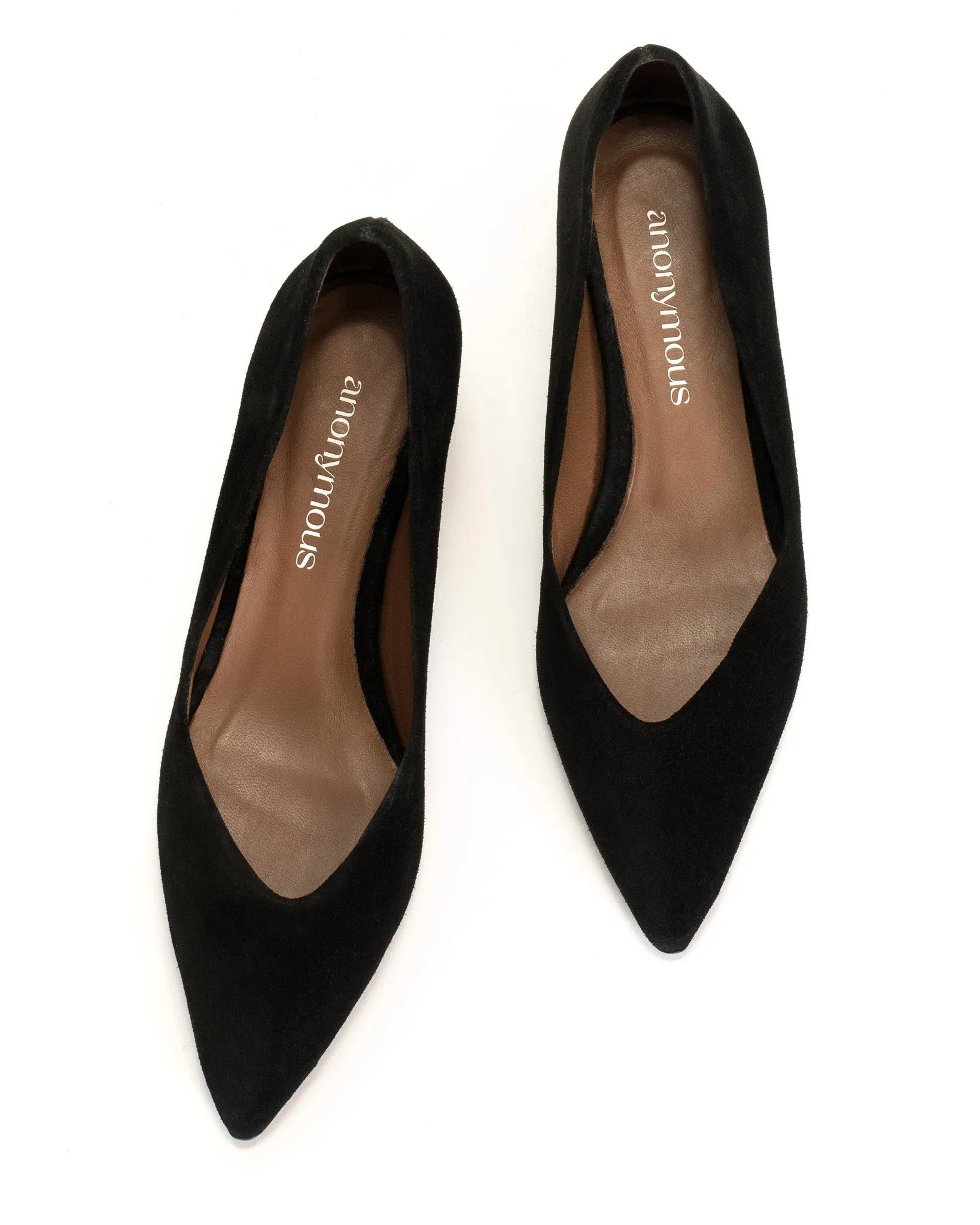 Trini 40 Calf suede Black