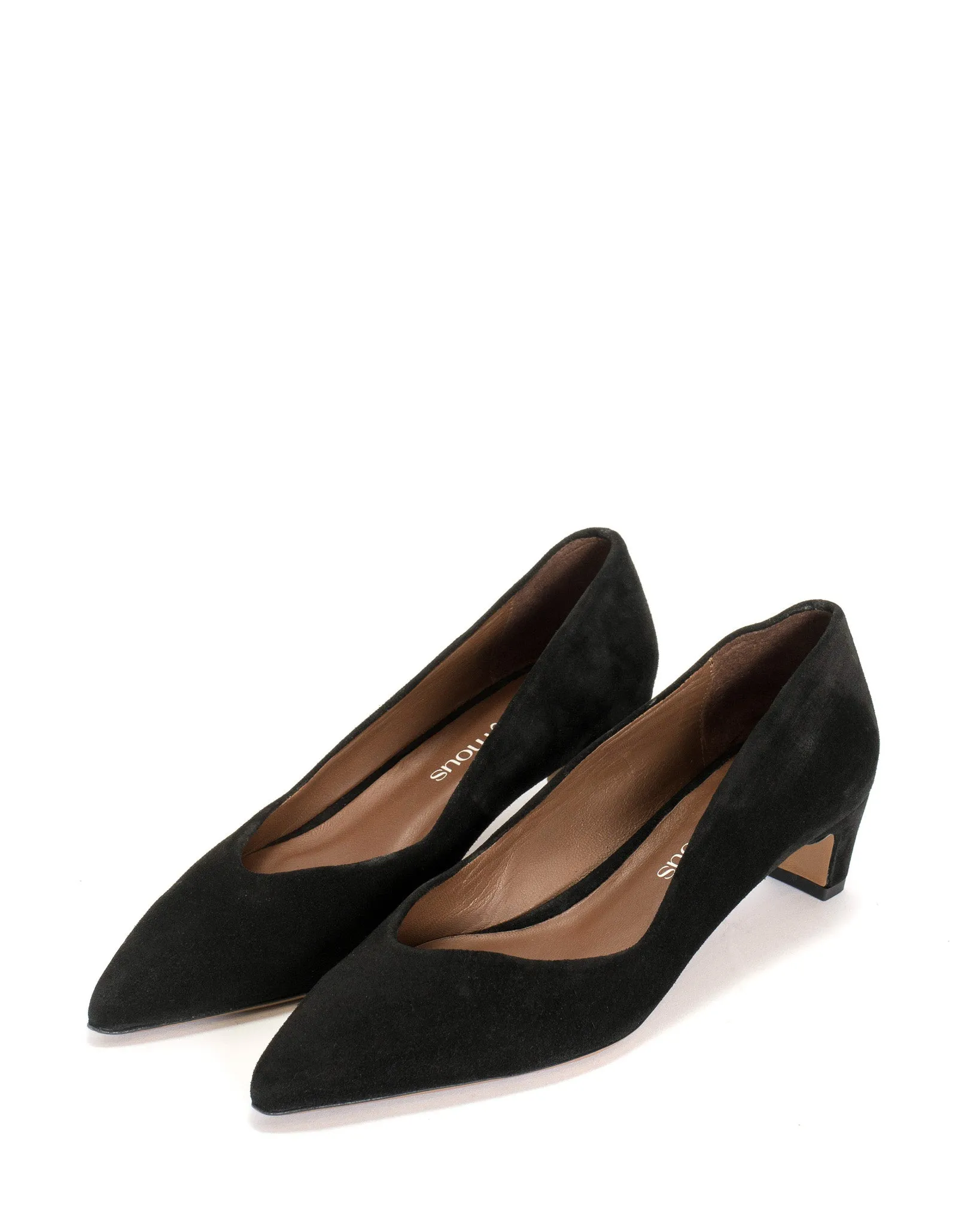 Trini 40 Calf suede Black