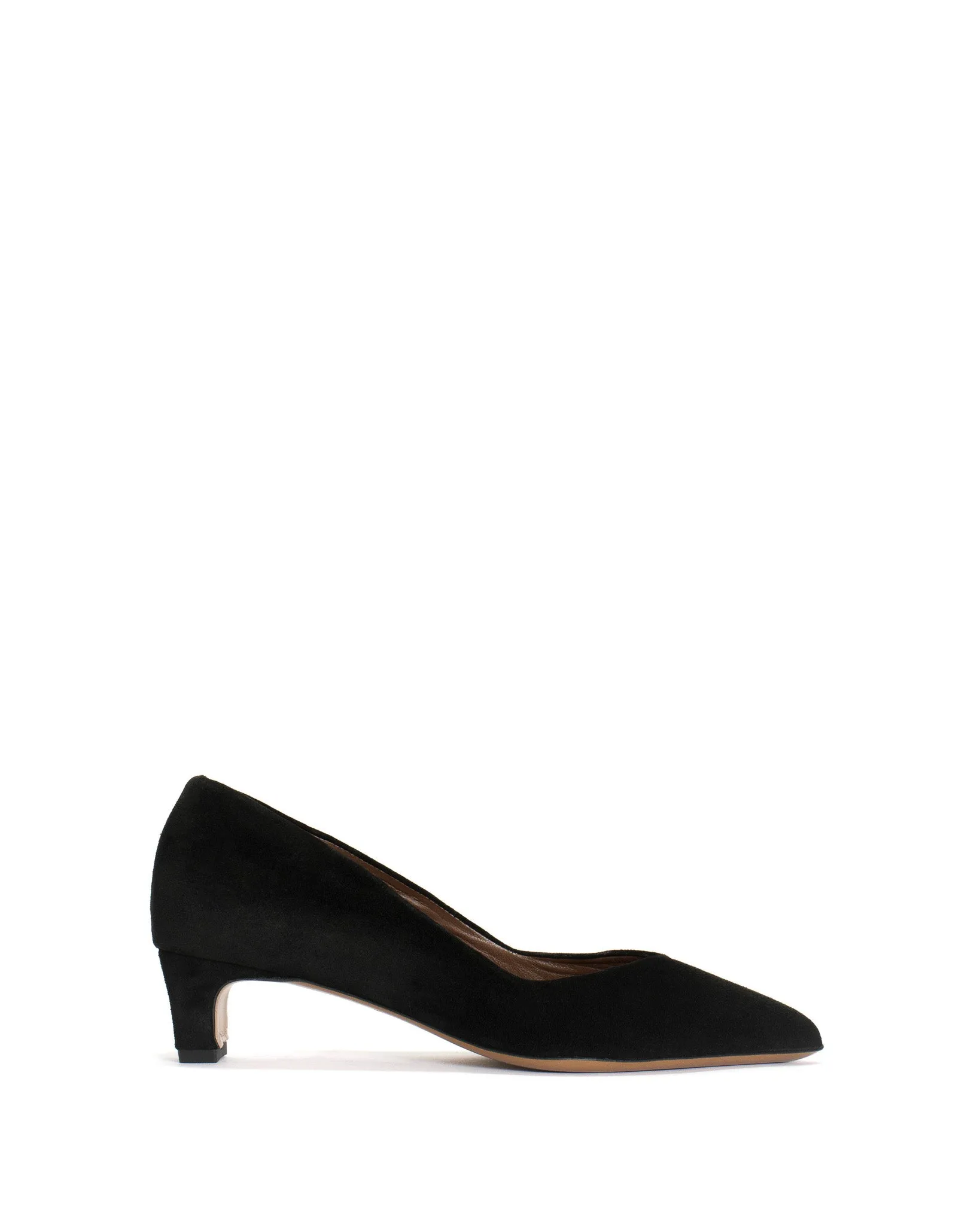 Trini 40 Calf suede Black