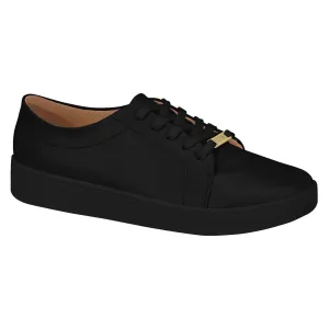 Vizzano 1214-205 Black Sole Sneaker in Black Napa