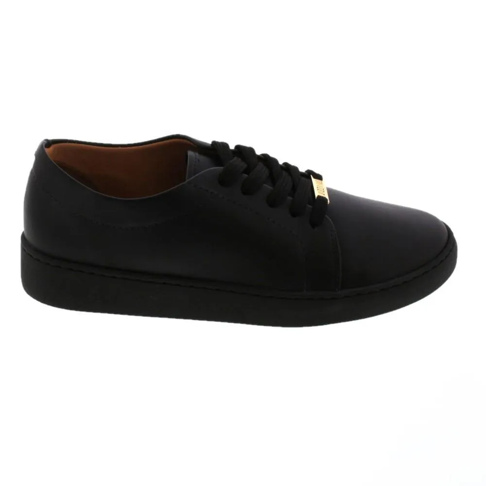Vizzano 1214-205 Black Sole Sneaker in Black Napa