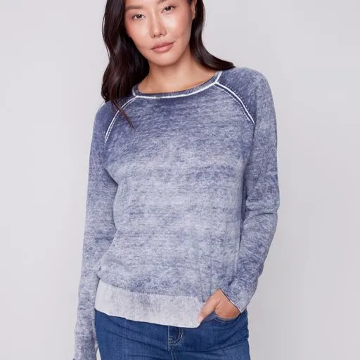 Washed Out Raglan Sweater