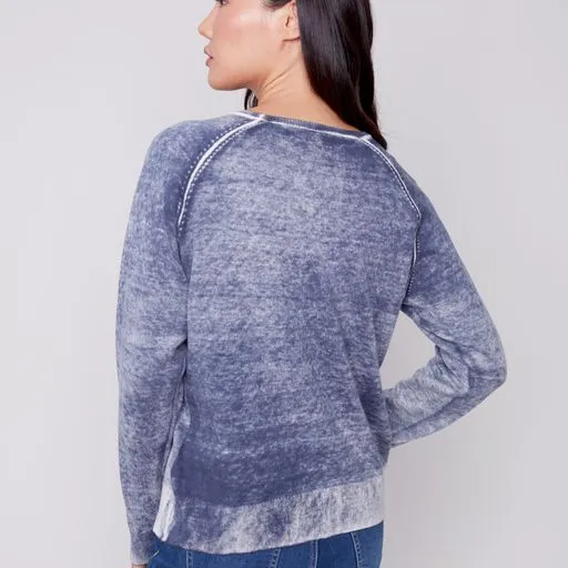 Washed Out Raglan Sweater