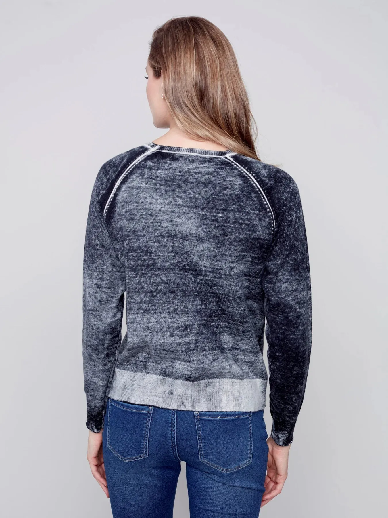 Washed Out Raglan Sweater