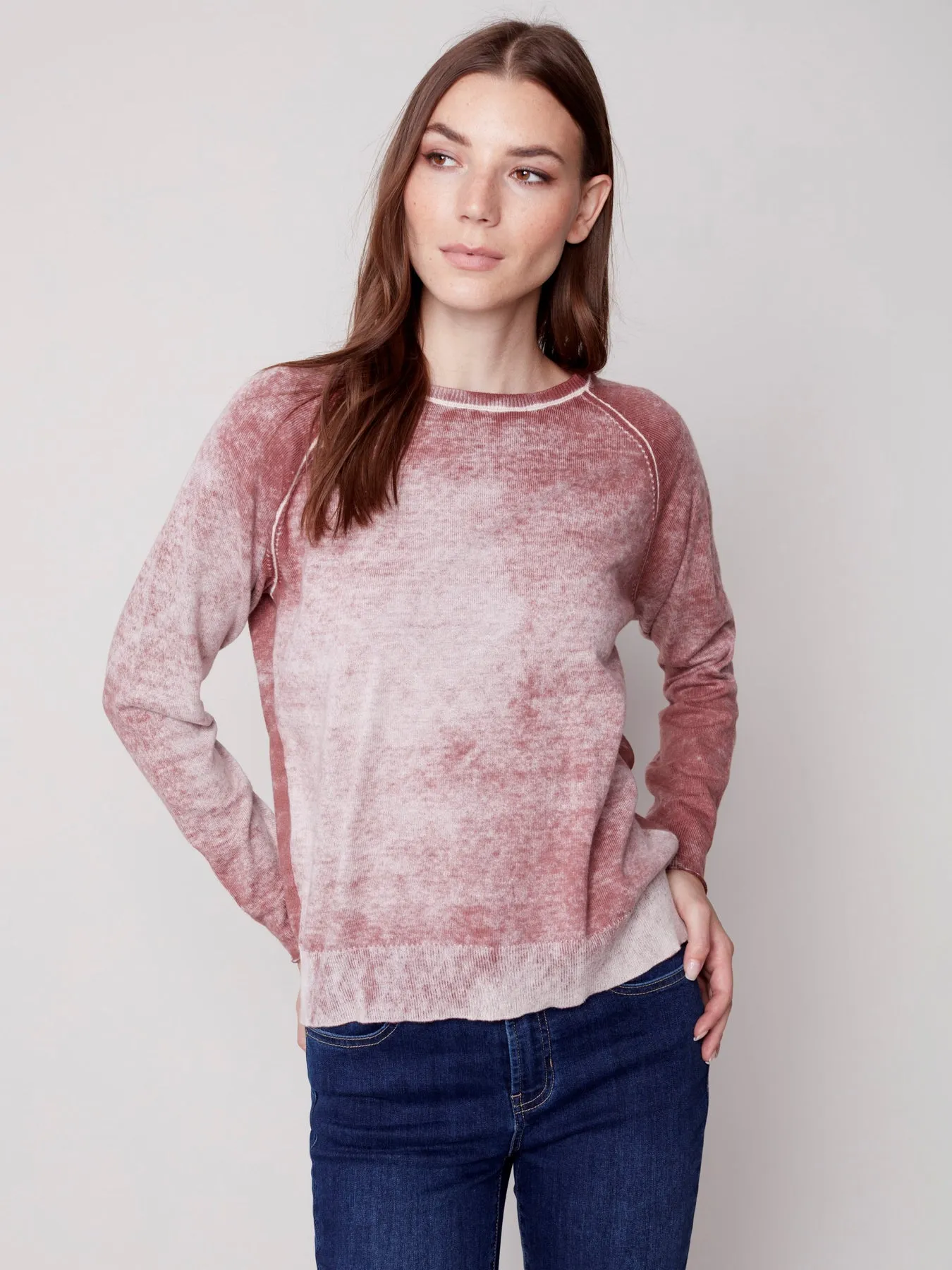 Washed Out Raglan Sweater