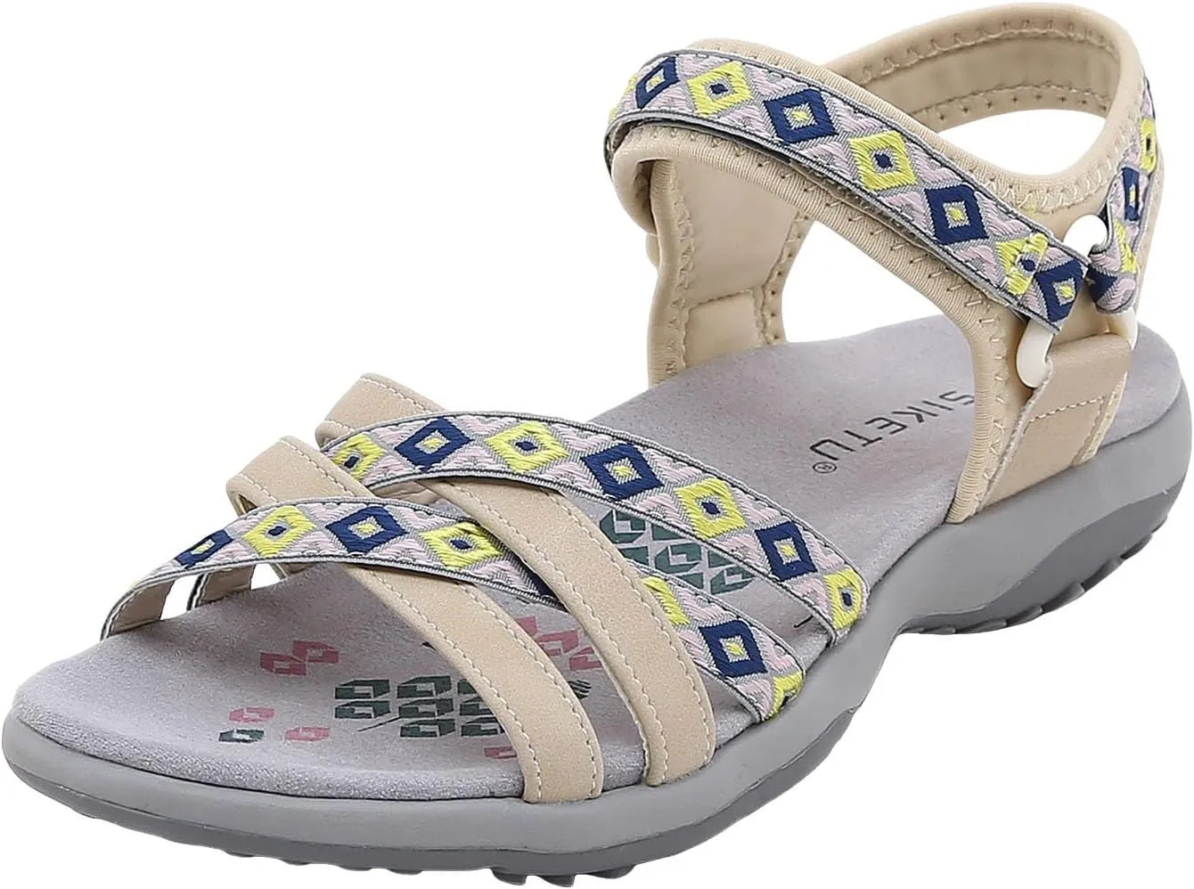 Womens Hiking Sandal Sport Sandal Straps with Adjustable Hooks Arch Support 2025 Open Toe Summer Casual Comfy