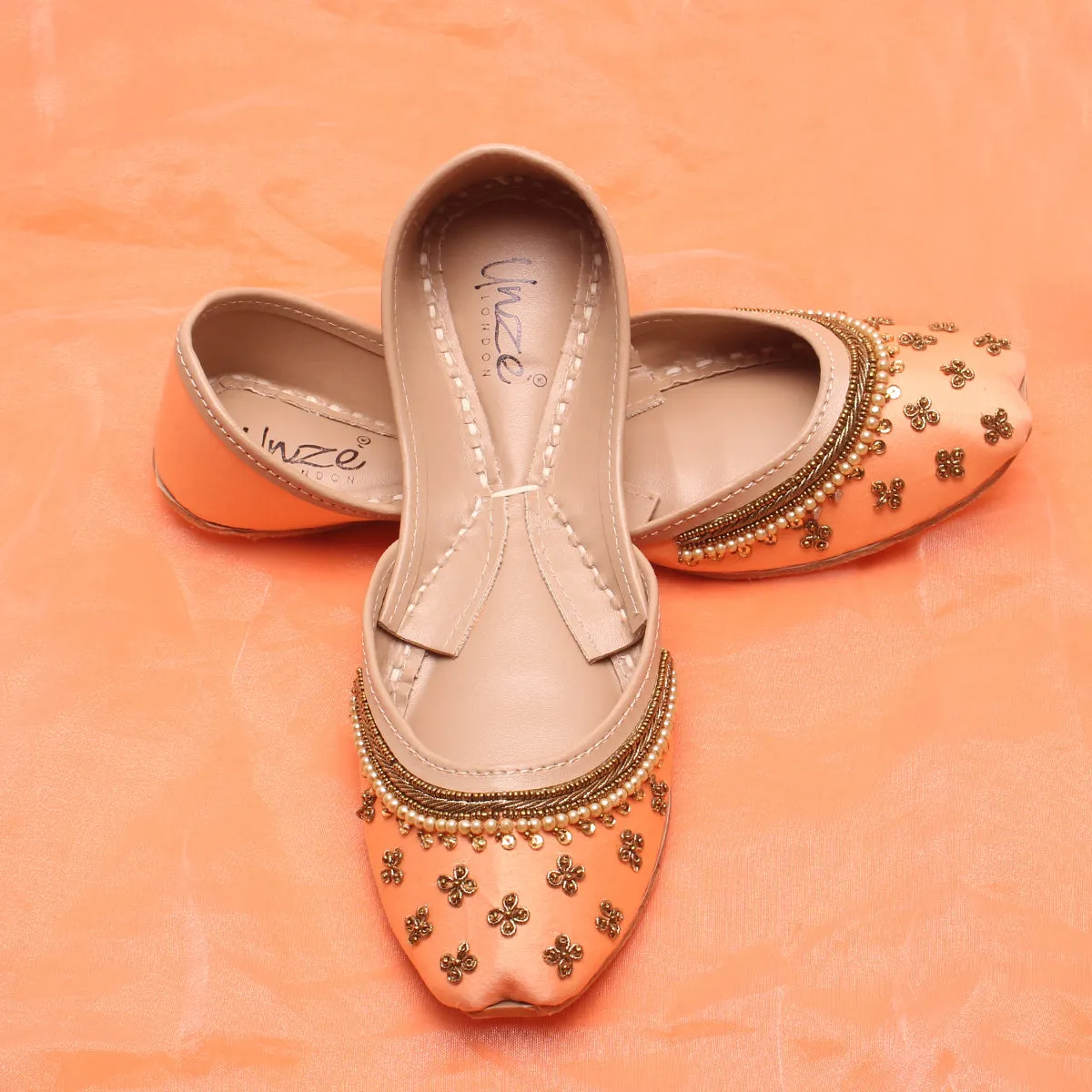 Womens "SILKE" Stylish Party Khussa