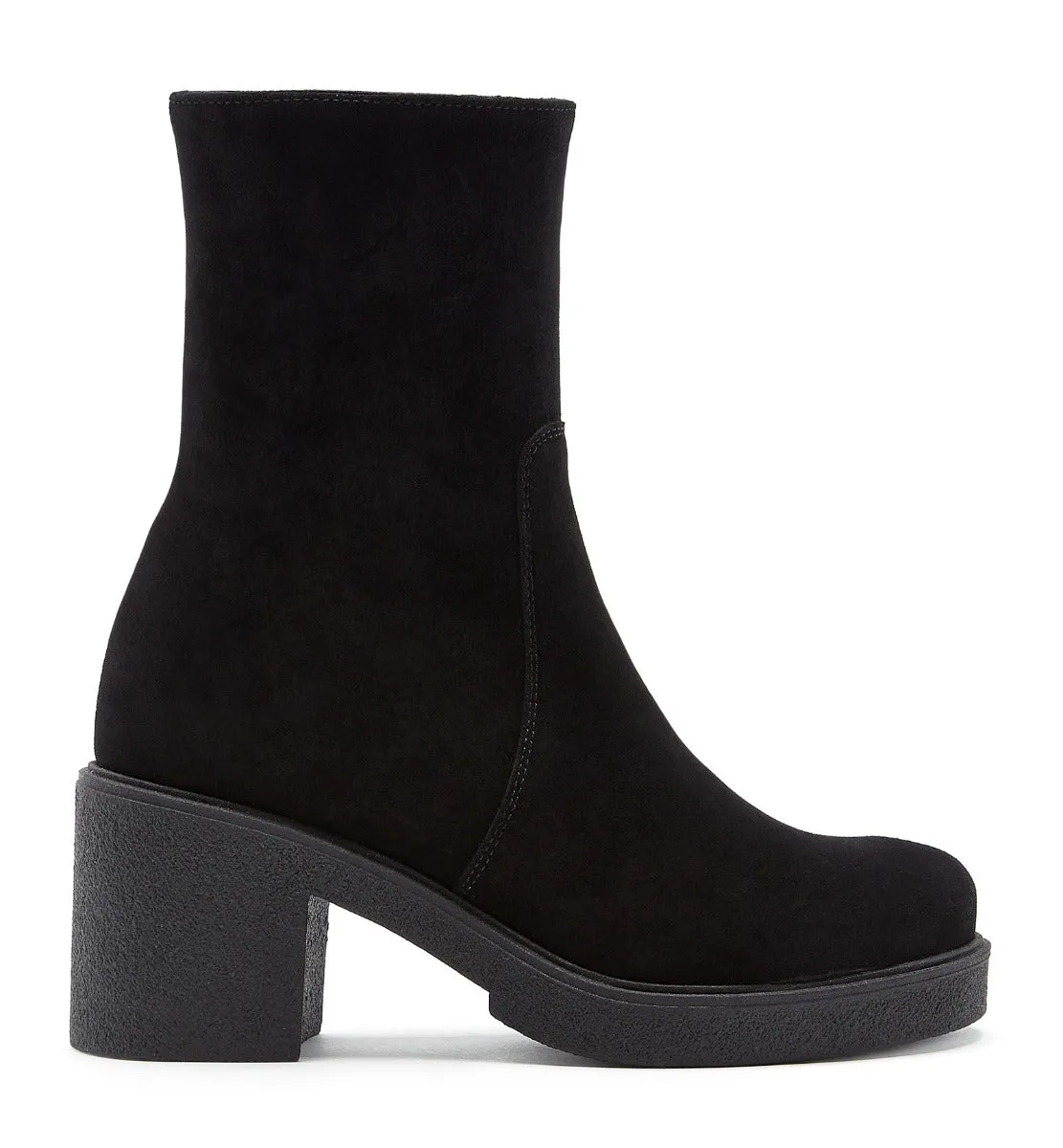 Zed Suede Bootie | Black